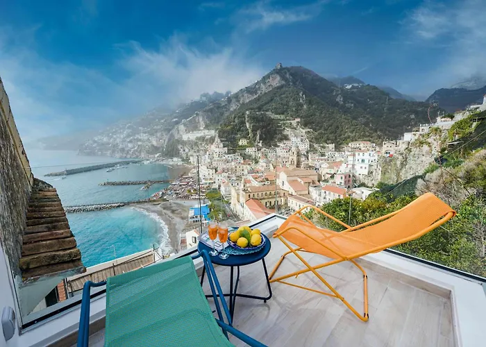 Blue Luxury House - Vista Mozzafiato Апартаменты Амальфи